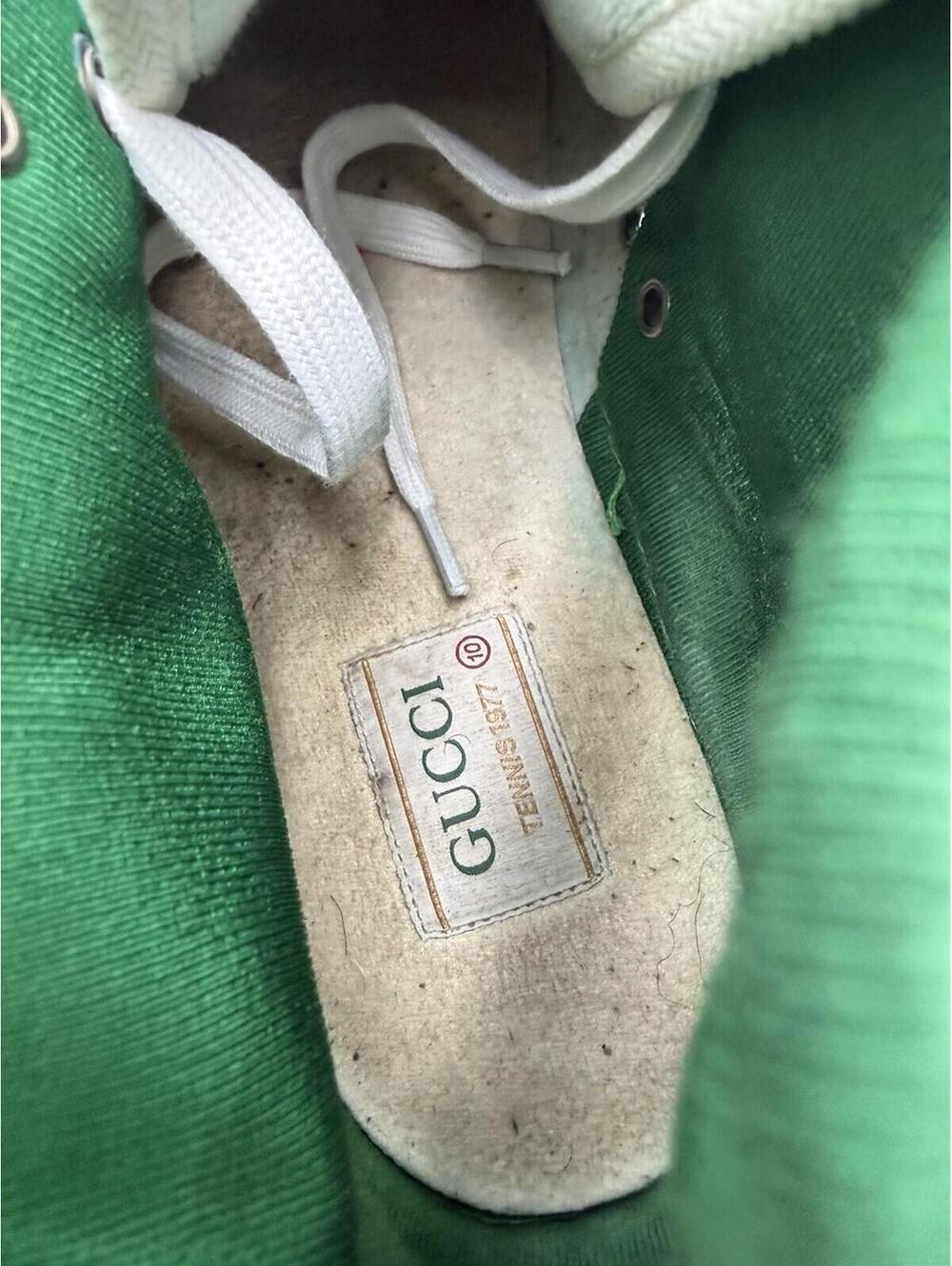 Size 10 - Gucci Tennis 1977 High Denim - Picture 5 of 6